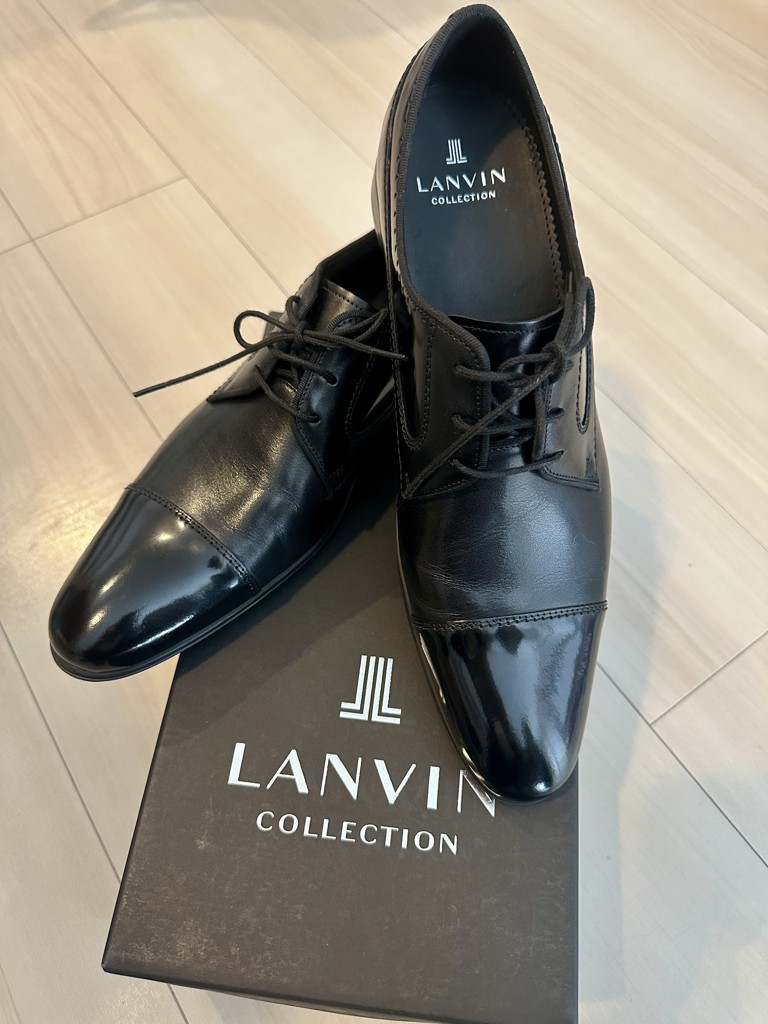 ランバンコレクション LANVIN COLLECTION 異素材MIXストレートチップ