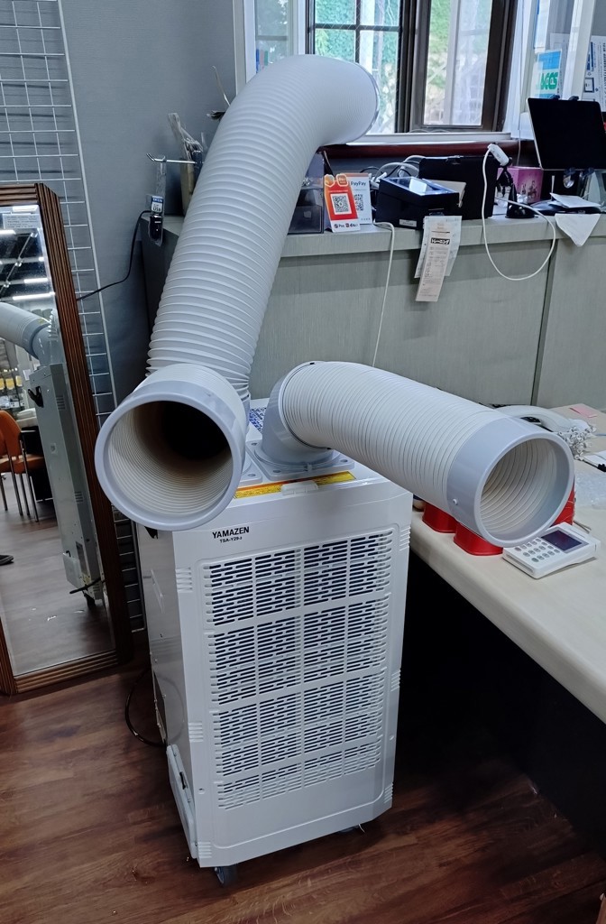 スポットエアコン ツインダクト 単相100V TSA-Y29 山善 | 山善ビズコム
