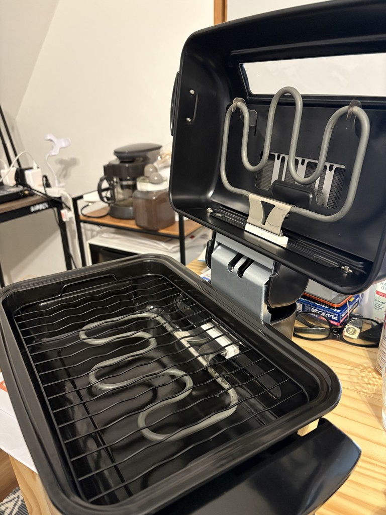 フィッシュロースター 両面焼きワイドグリル脱煙・消臭セラミック