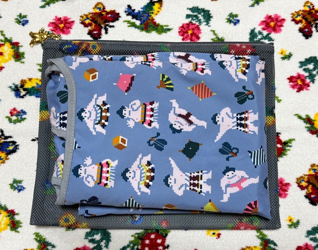 ハッケヨイ 転写バッグ L/HAK-257292(ライトブルー): LOVERARY BY