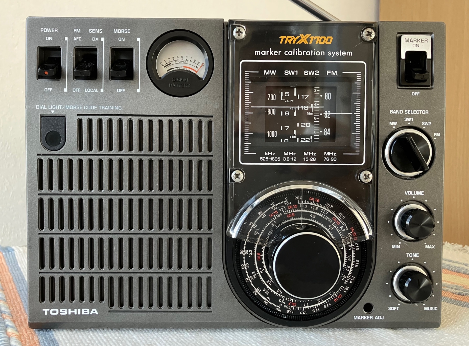 東芝 RP-1700F – 周波数直読式BCLラジオのエントリーモデル | 【昭和