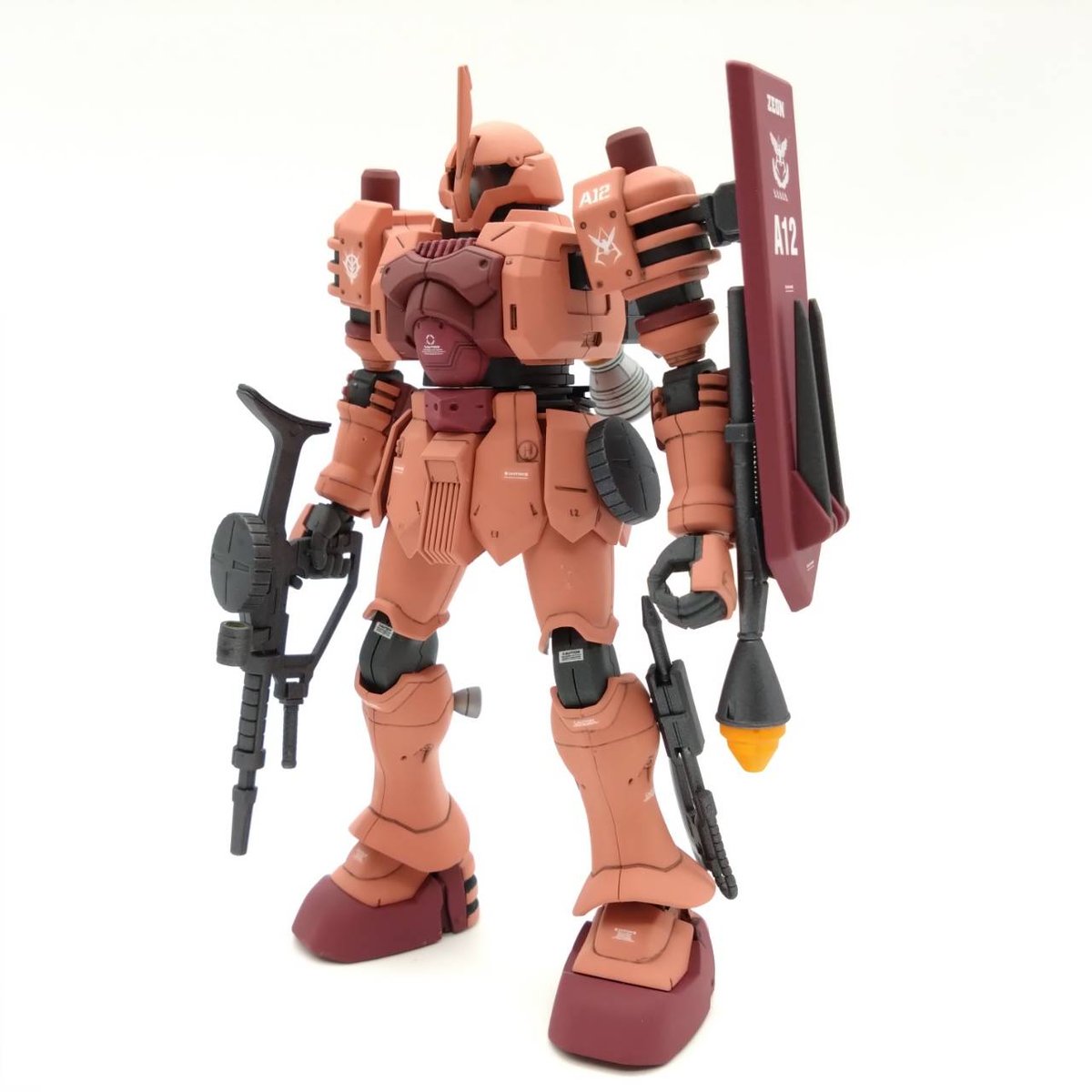 HGUCでシャア専用ヅダを塗装制作♪】 メビウスの宇宙から越えて！赤い