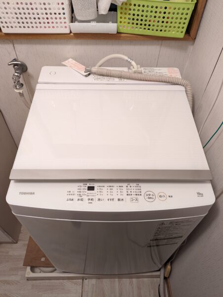 安すぎ10kg縦型洗濯機、東芝AW-10M7購入レビュー。唯一の不満点は