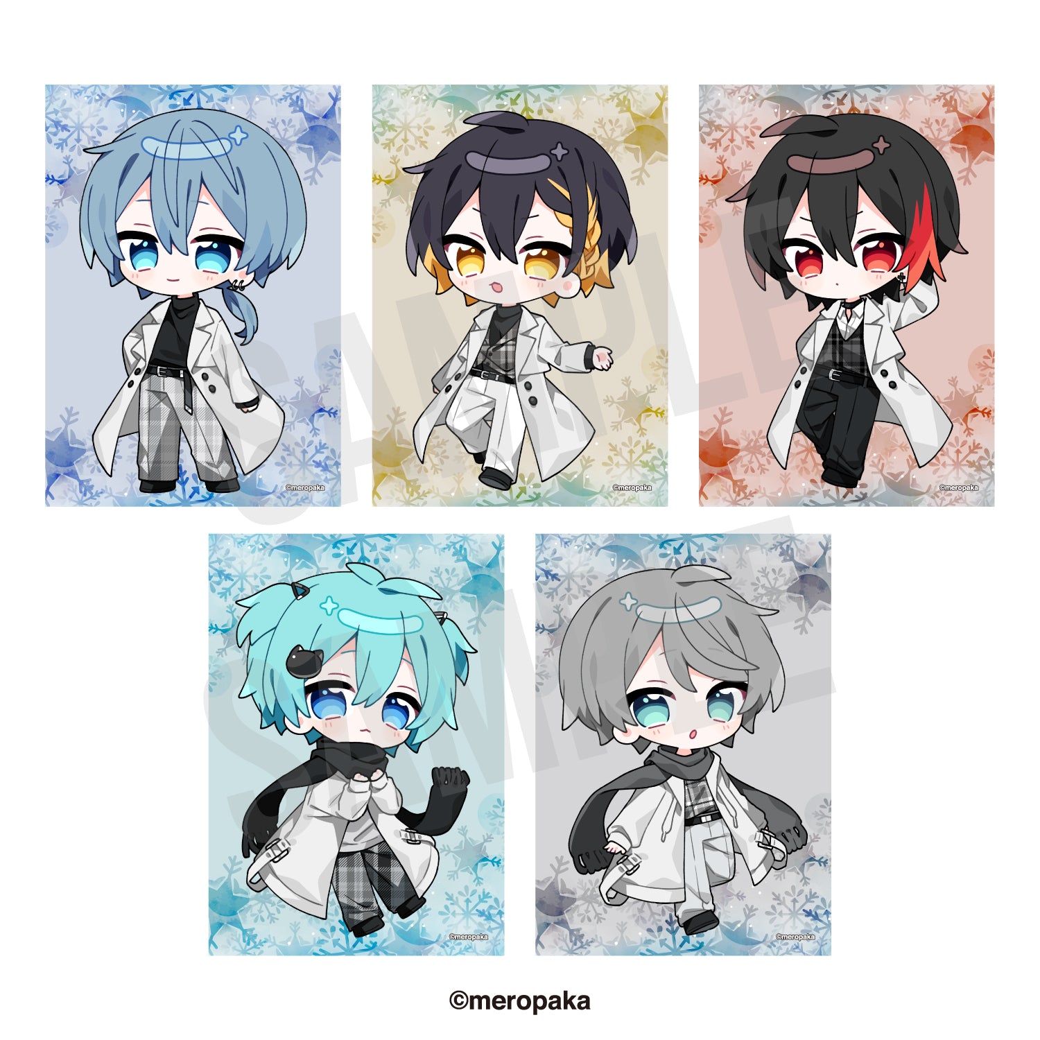 12月下旬以降順次発送予定】めろぱか ランダムブロマイドくじ 冬グッズ