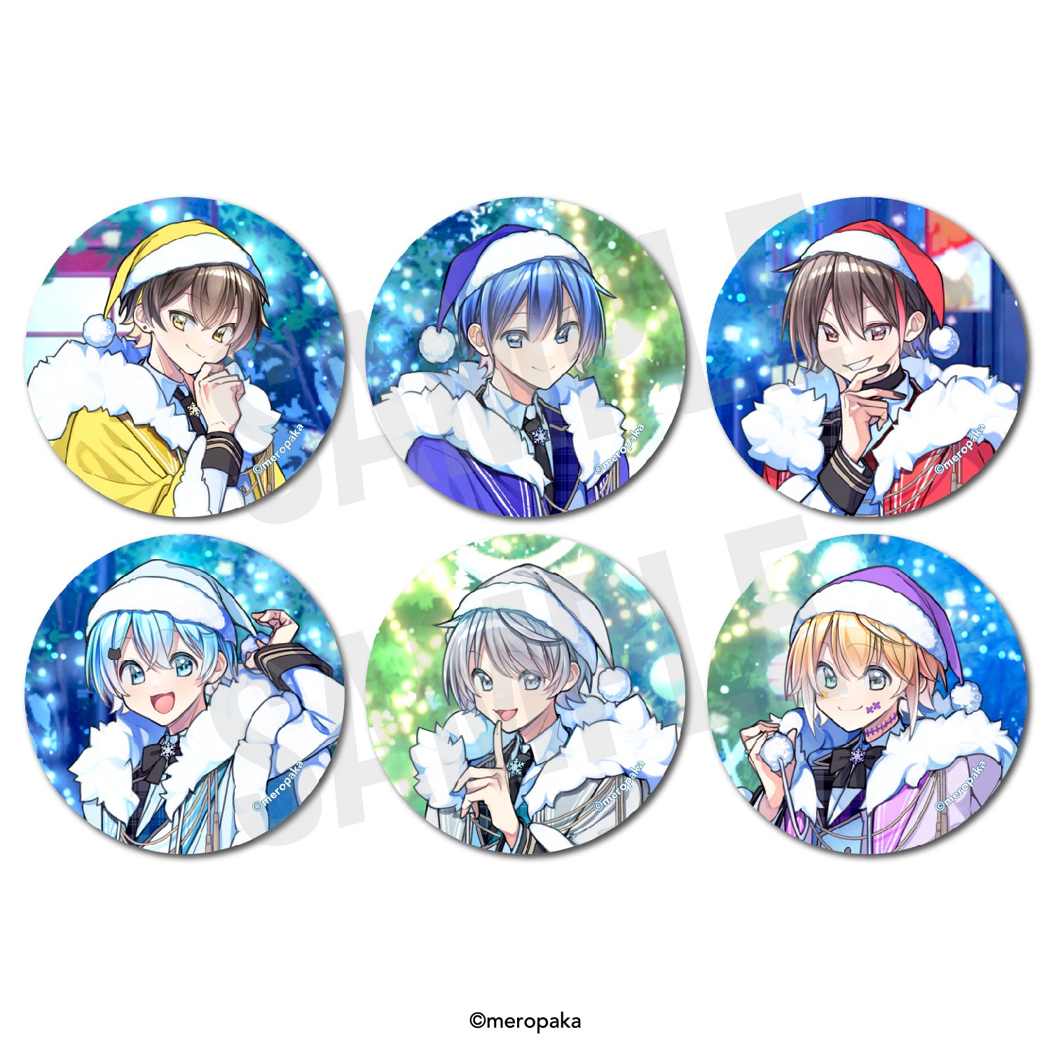 2月中旬頃発送予定］めろぱかランダム缶バッジ めろんめろでぃーver