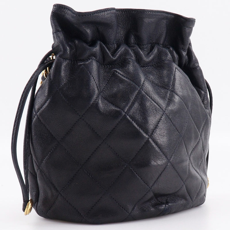 CHANEL】シャネル 巾着チェーンショルダー ショルダーバッグ