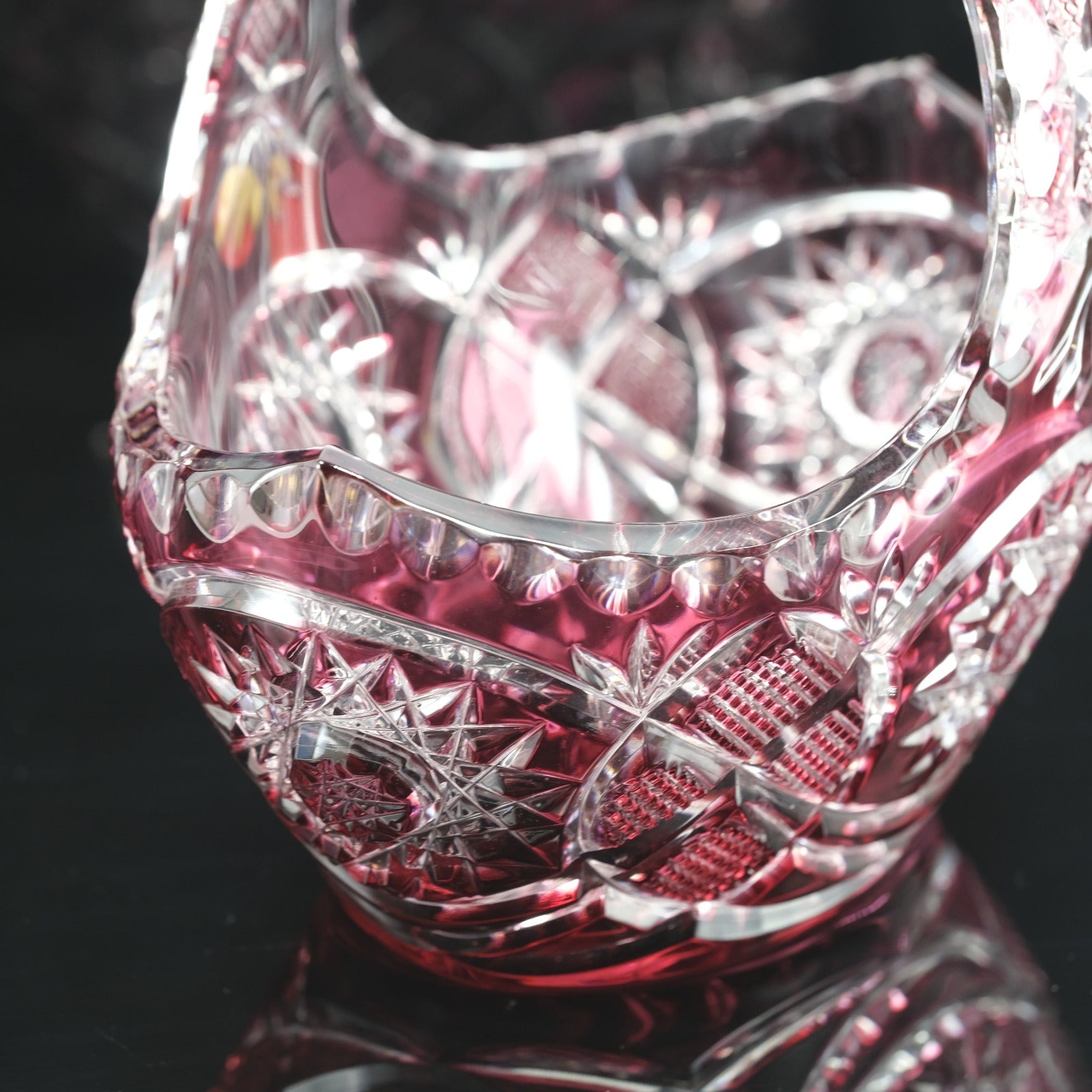 Nachtmann】ナハトマン バスケット(BLEIKRISTALL) 21.5×14.5×H19(cm