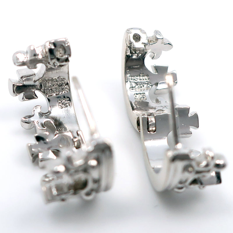 Justin Davis】ジャスティンデイビス クラウン ピアス シルバー925