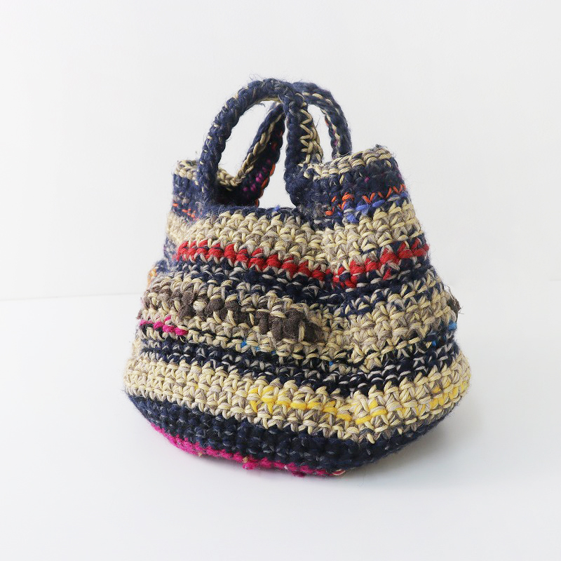 ダニエラグレジス DANIELA GREGIS 裂き編みトートバッグ « ナチュラル