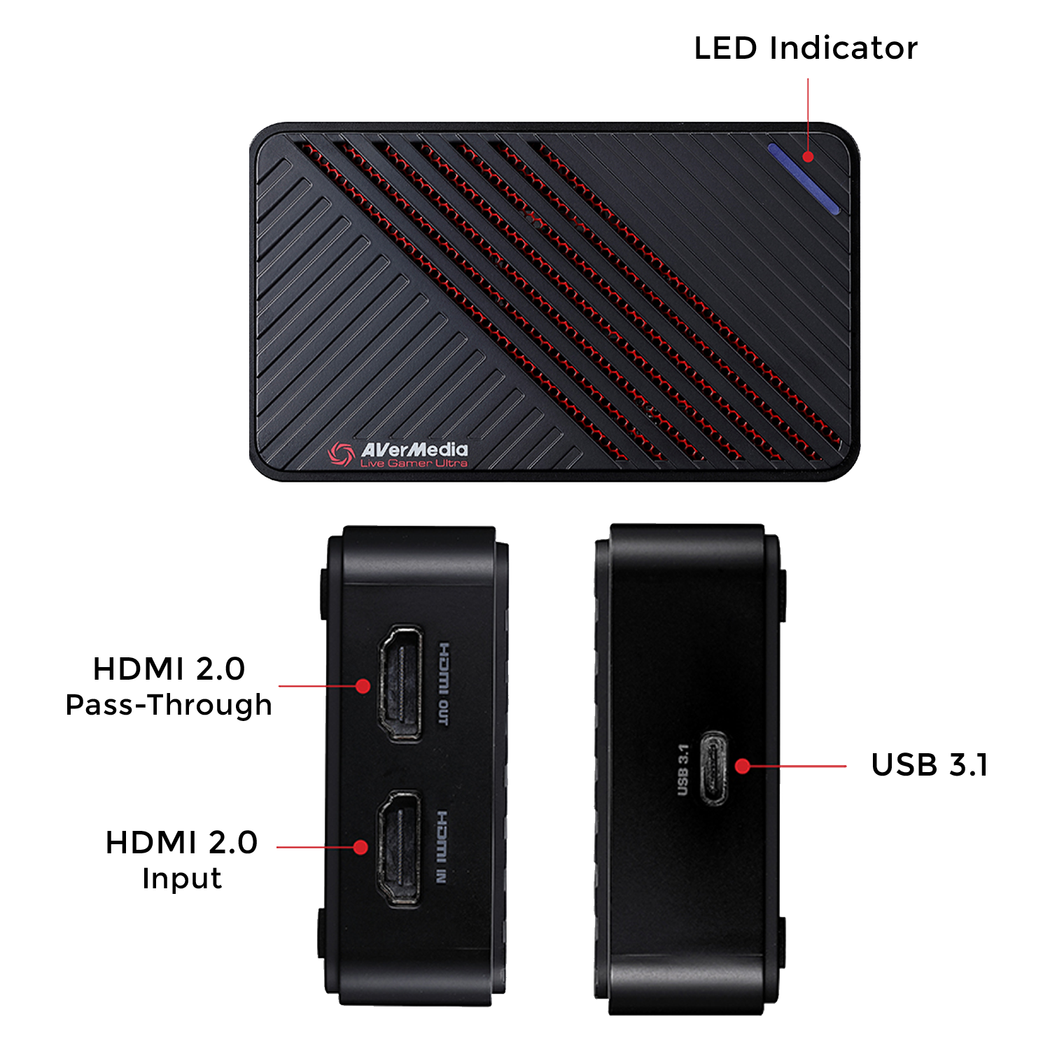 GC553 4K60 HDR VRR Support Capture Card for Gaming | AVerMedia