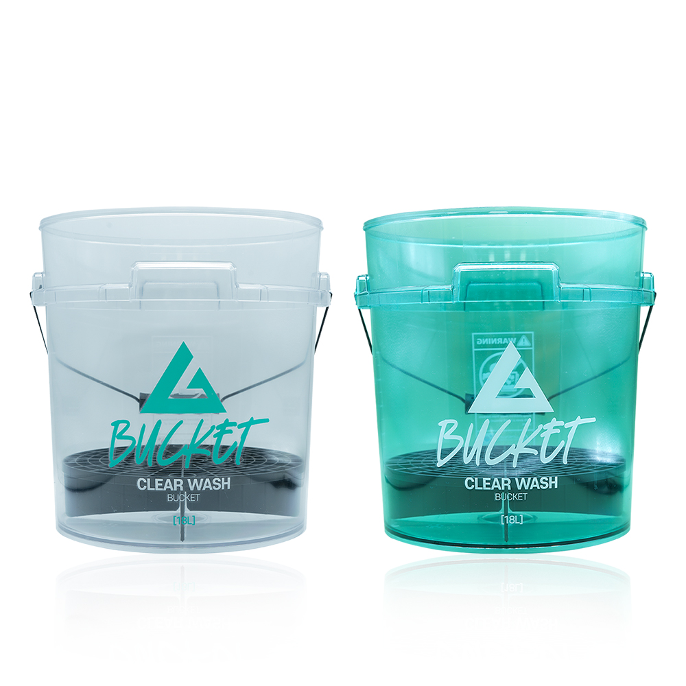 ルミナスクリアウォッシュバケット洗車バケット 18L洗車バケツ大容量