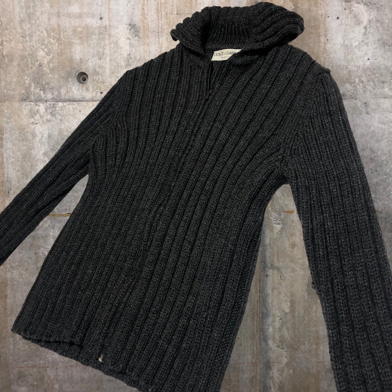 DOLCE&GABBANA(ドルチェ&ガッバーナドルガバ) ジップアップニット 48(L