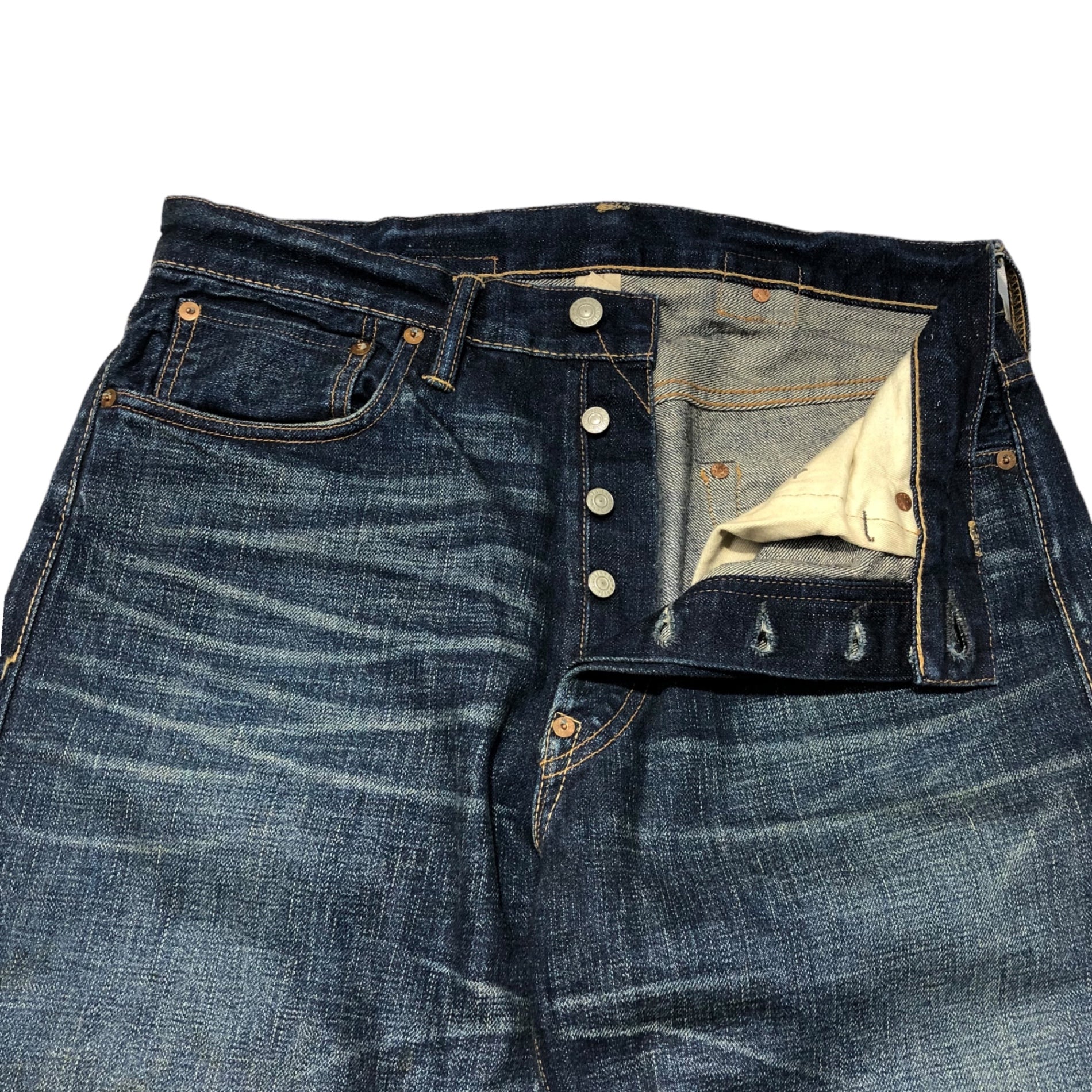 RRL(ダブルアールエル) cinch back denim pants シンチバック デニム