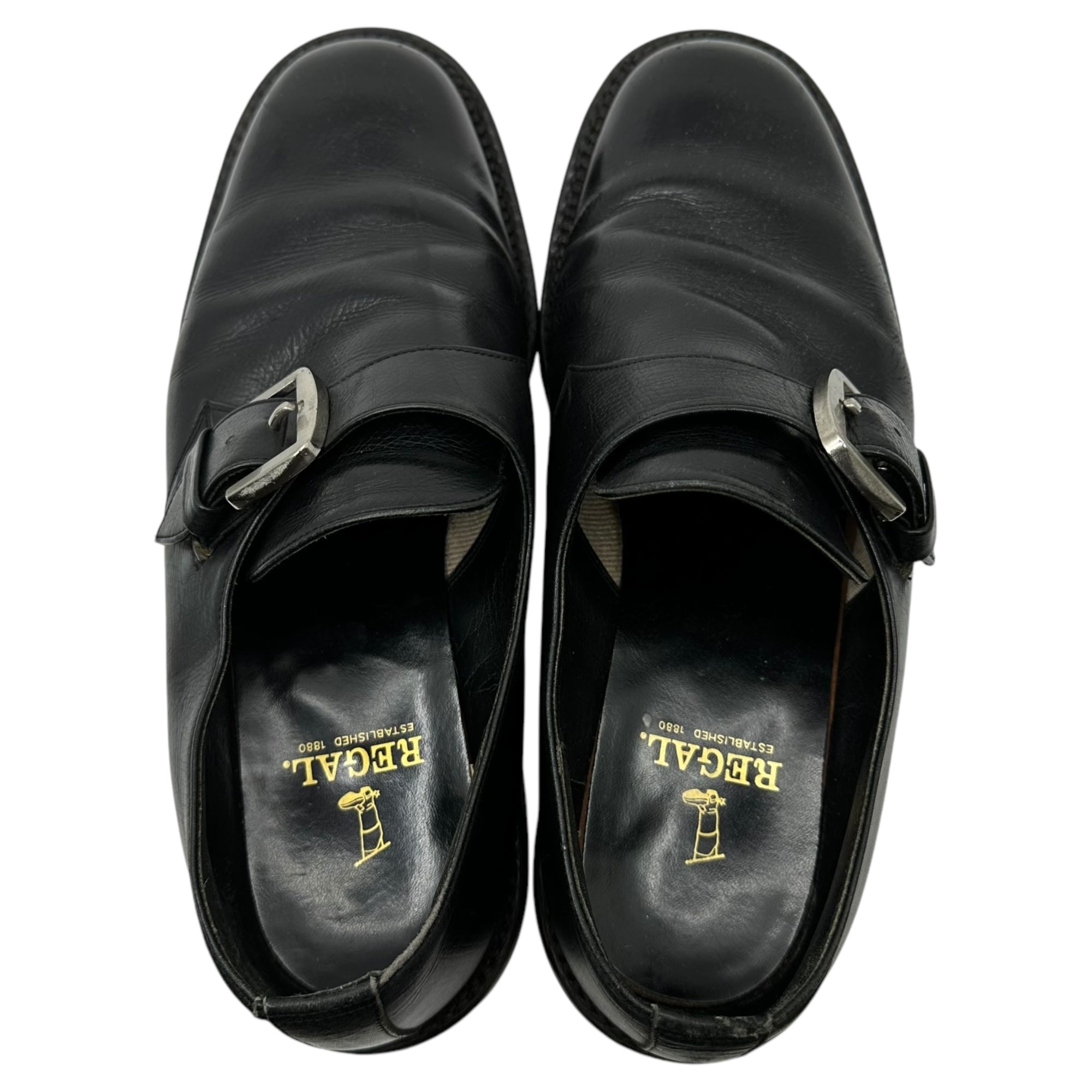 REGAL(リーガル) Single monk-strap leather shoes シングル モンク