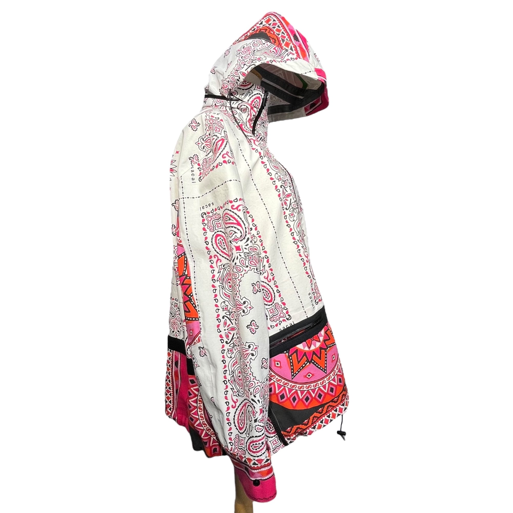 sacai(サカイ) 22SS Bandana Print Paisley Mountain Hood Jacket