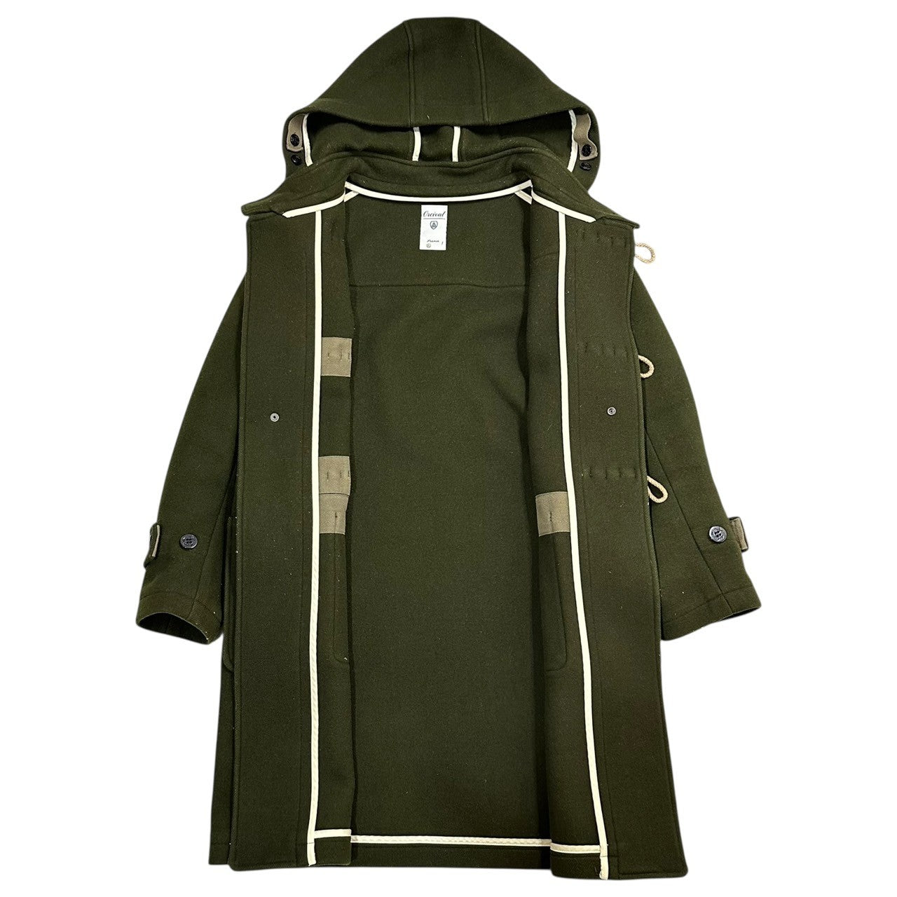ORCIVAL(オーシバル) Melton Hooded Duffle Coat メルトン フーデッド