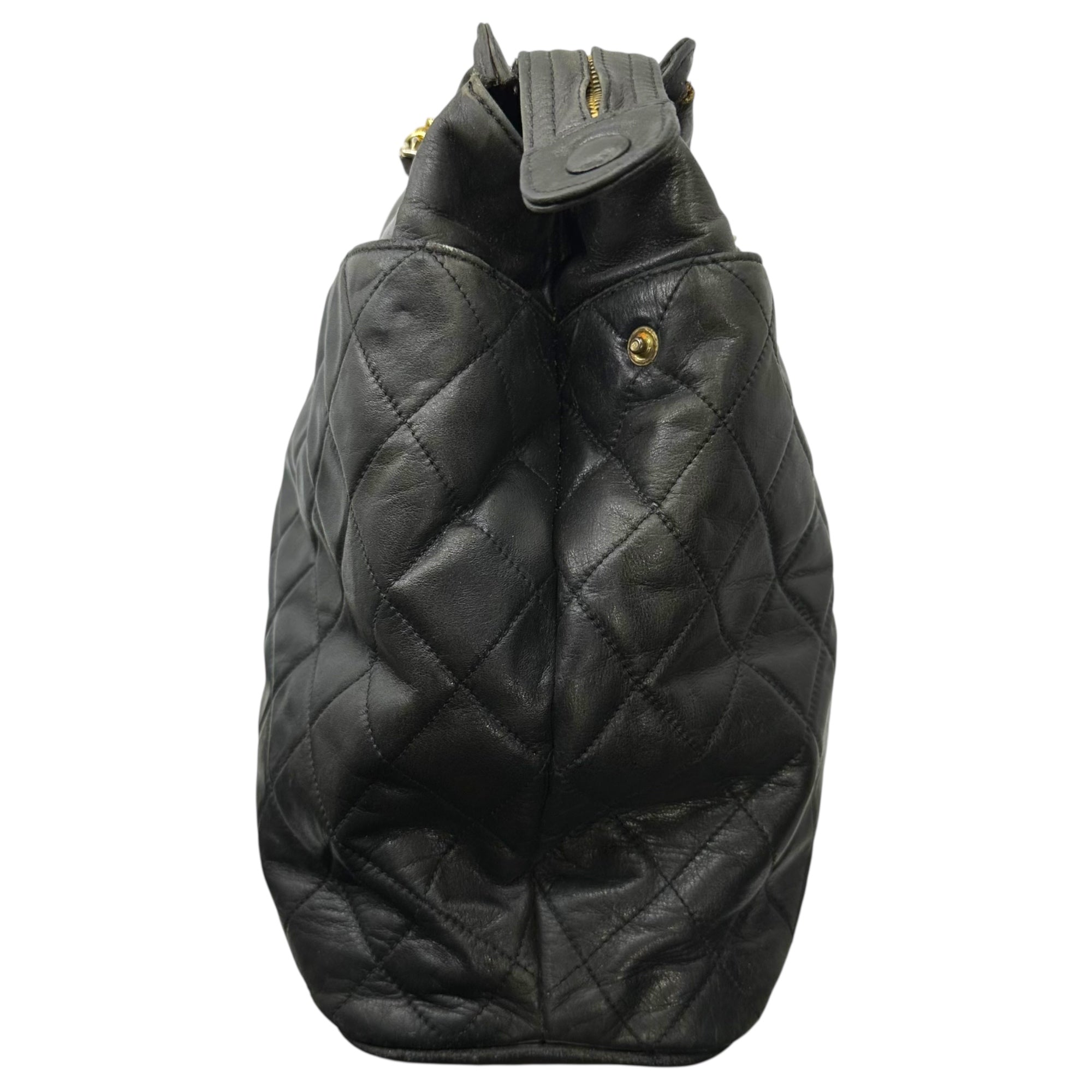 CHANEL(シャネル) 90's Coco Charm Lambskin Matelasse Double Chain