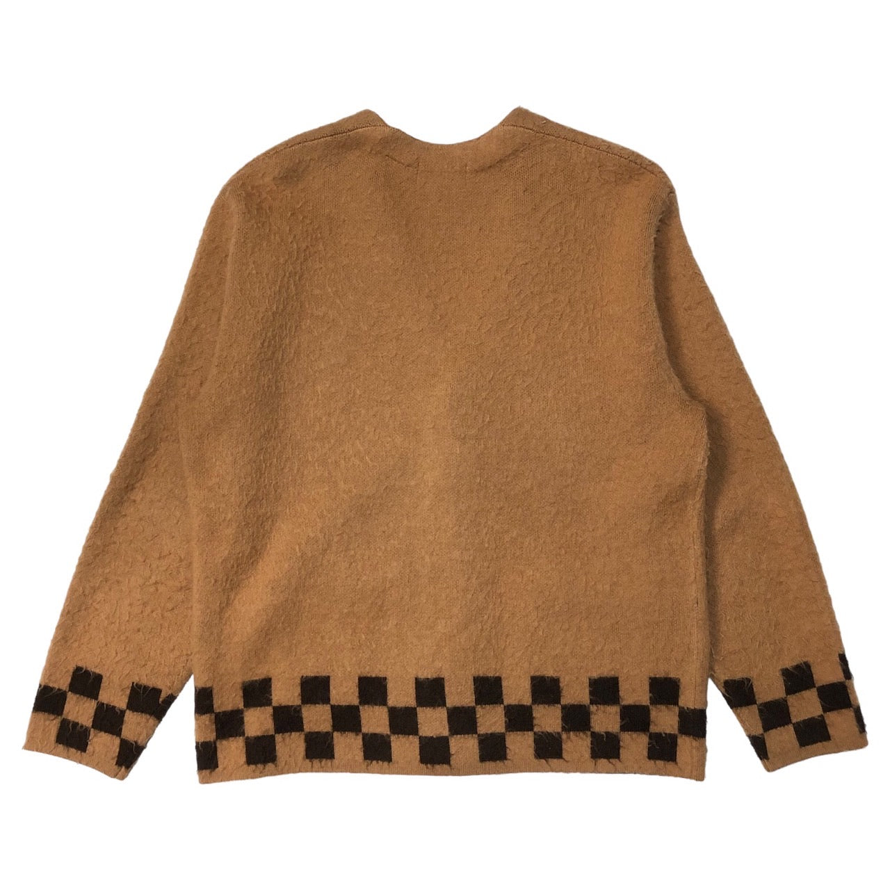 SUPREME(シュプリーム) 21SS Brushed Checkerboard Cardigan Camel