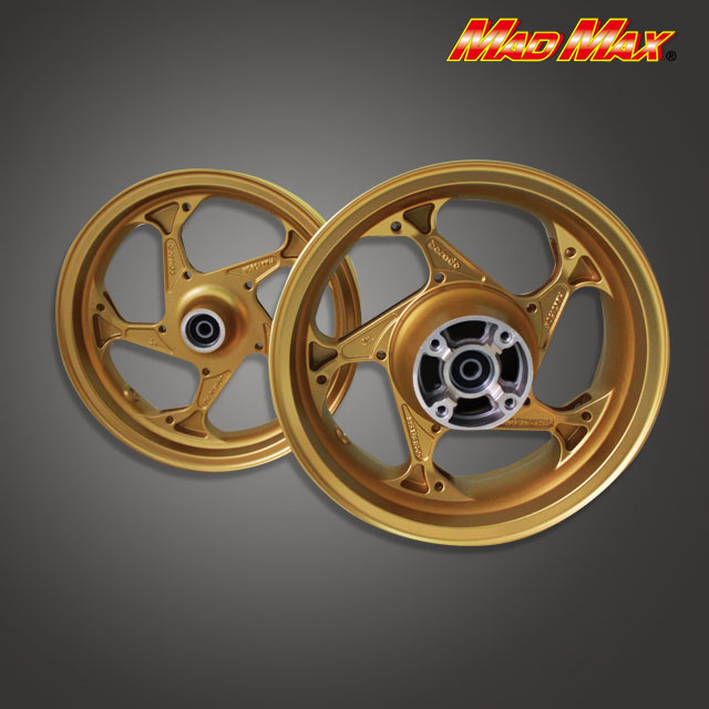 MAD MAX グロム 12インチ カスタムホイール MSX125GROM ゴールド [株式