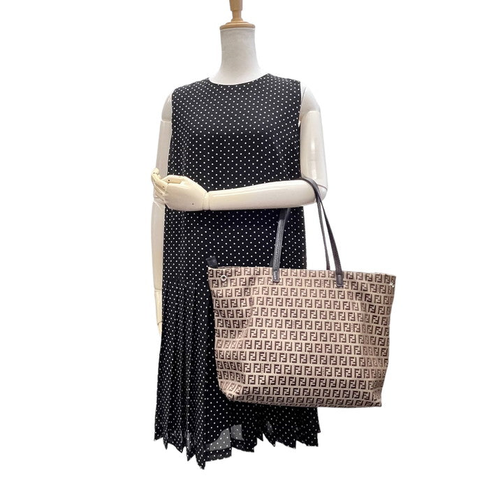 FENDI/フェンディ】 ズッキーノ トートバッグ キャンバス/レザー