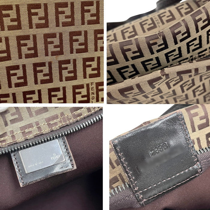 FENDI/フェンディ】 ズッキーノ トートバッグ キャンバス/レザー