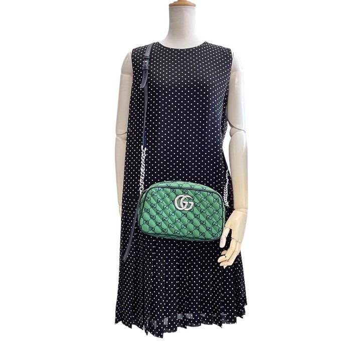 GUCCI/グッチ】 447632 キルティング ショルダーバッグ GGキャンバス