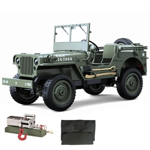 JJRC RC Car C8815 RTR Willys Military Jeep RC Truck – Makerfire