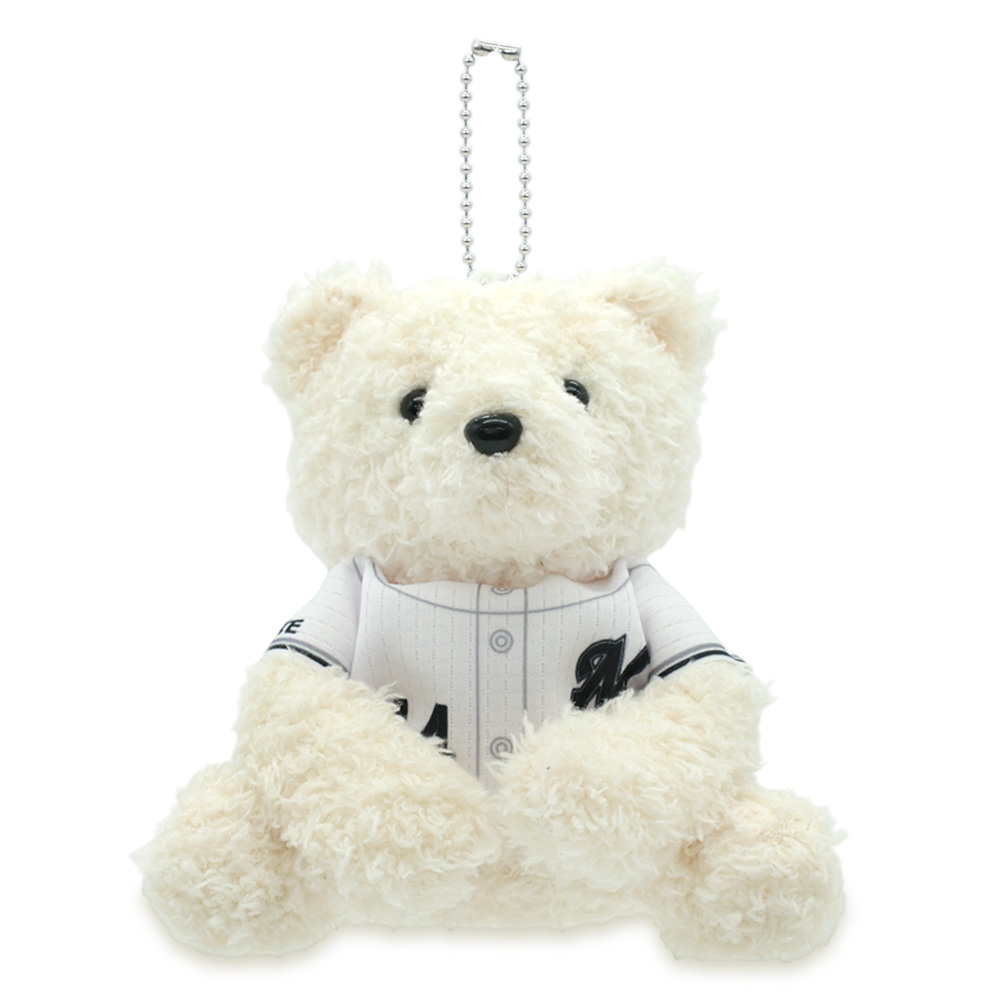 全選手展開 もこもこベア15cmあみぐるみ(ファーム)/マリーンズ