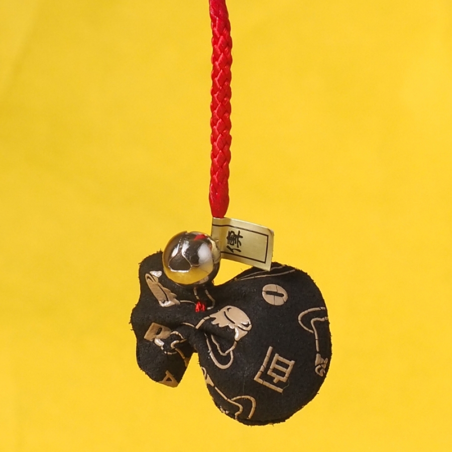 根付巾着 印傳×MARLOWE マーロウ