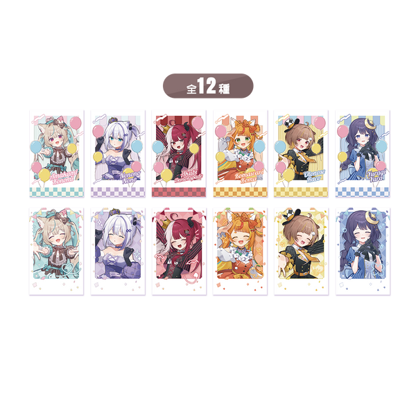 ミリプロ サーカスコレクション ランダム チェキ風カード 全12種 2025