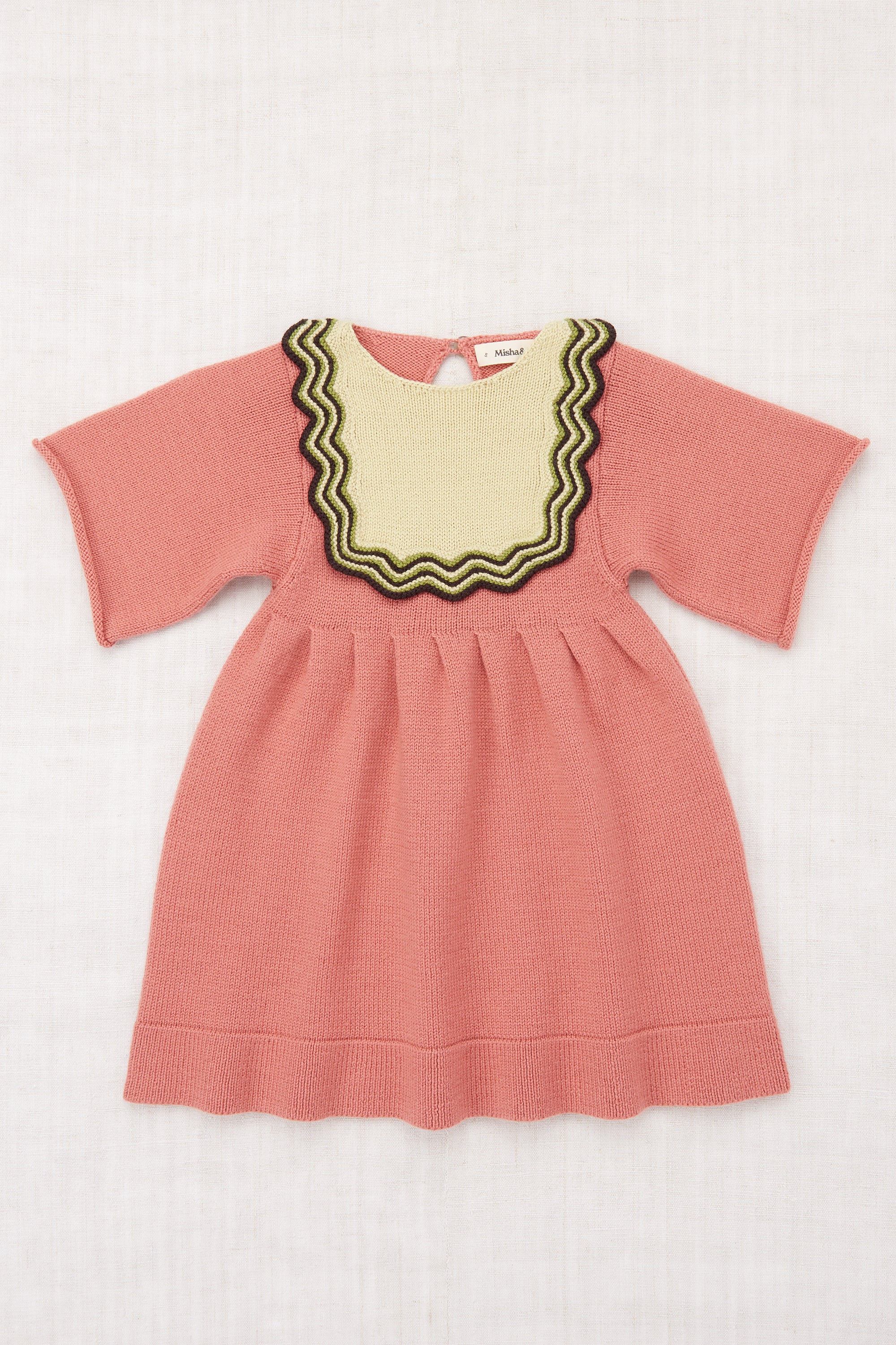 Chevron Bib Dress – Misha & Puff