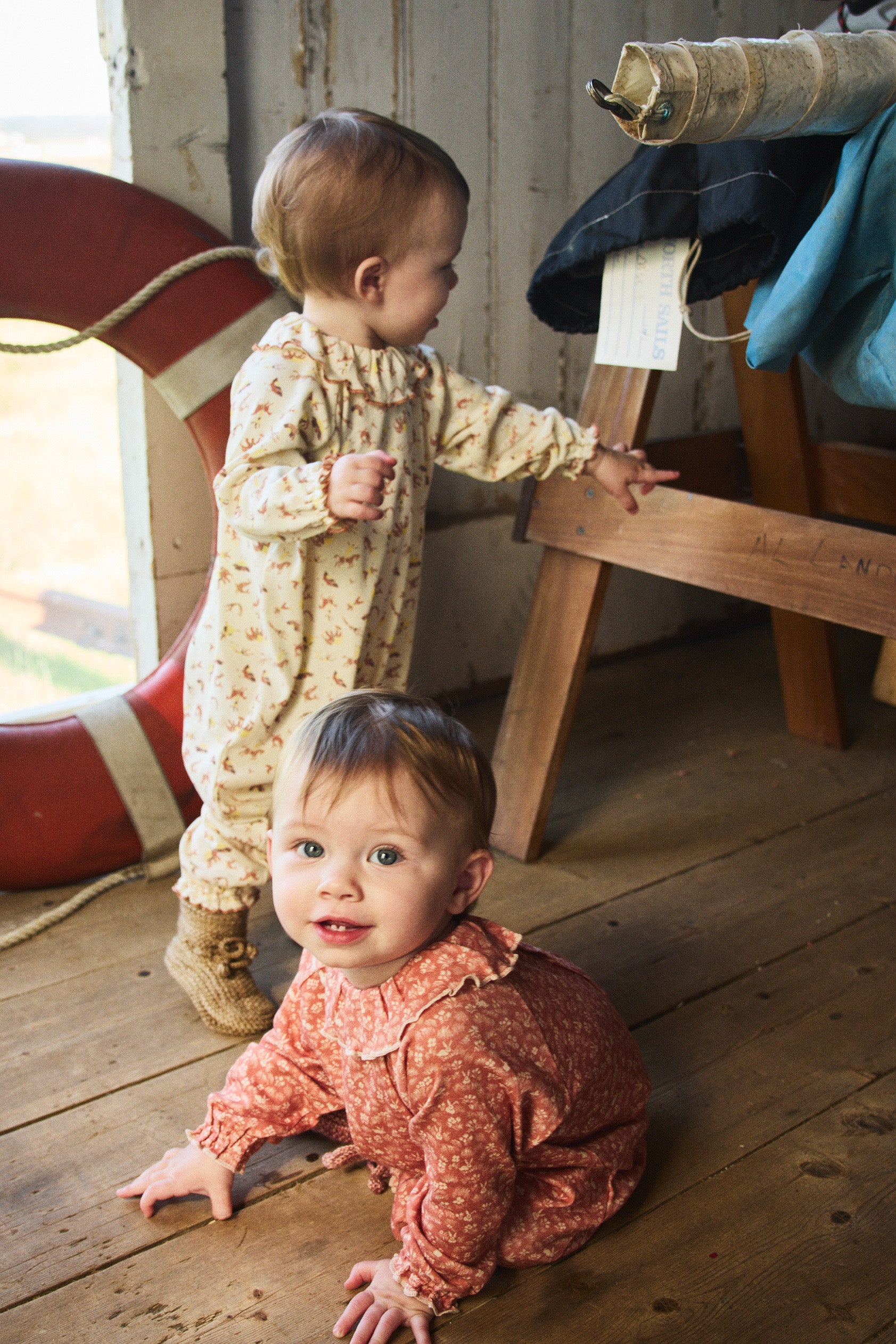 Baby Pierrot Onesie – Misha & Puff