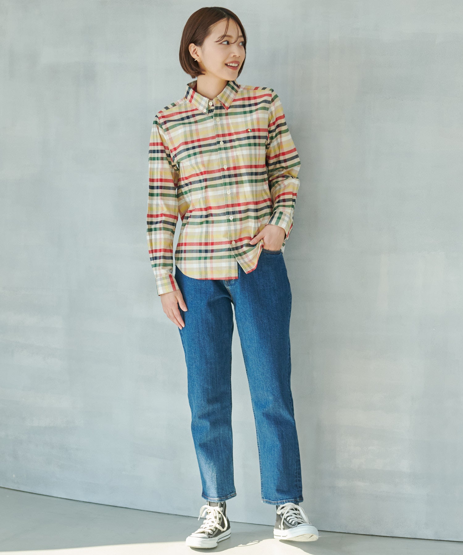 APクラシック パーマーチェック オックス 長袖シェアシャツ（シャツ