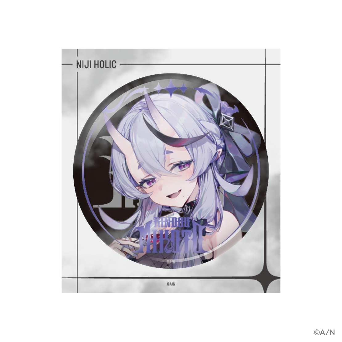 NIJI HOLIC】ビッグ箔押し缶バッジ｜にじさんじオフィシャルストア