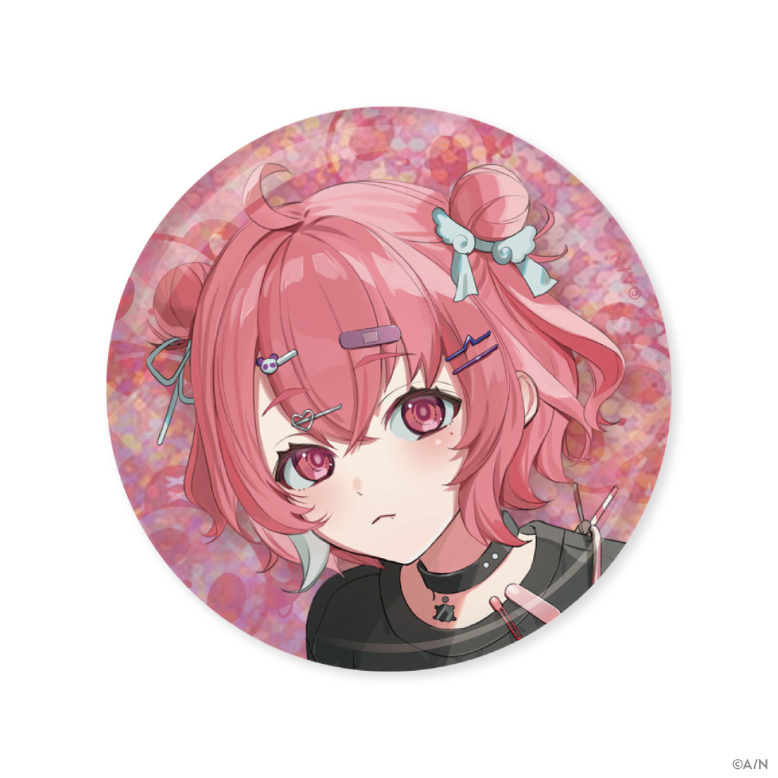 魔界ノりりむ FANCY TOXIC ホログラム缶バッジ FANCY TOXIC