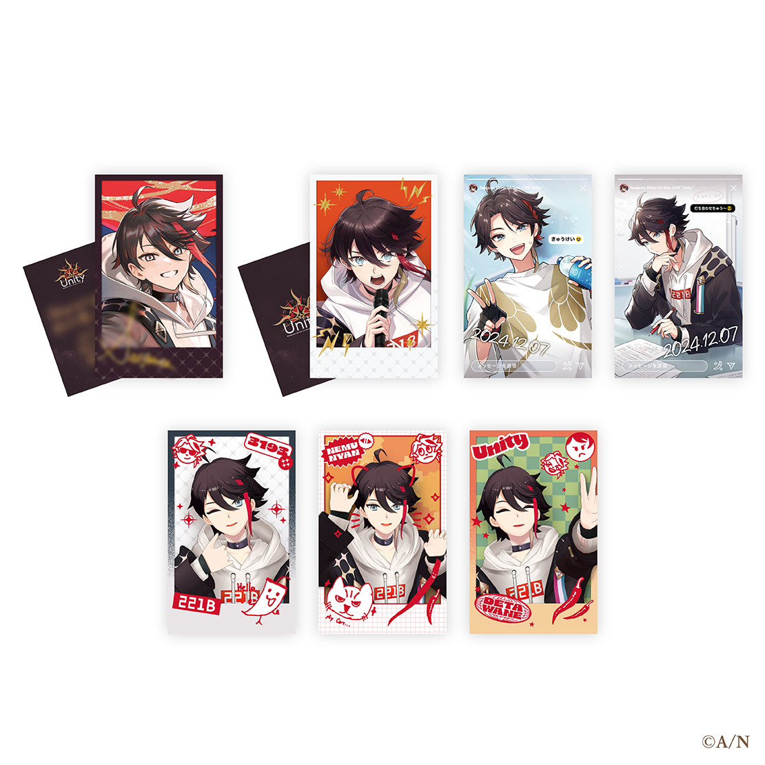 三枝明那 1st LIVE】ランダムチェキ風カード｜にじさんじオフィシャル