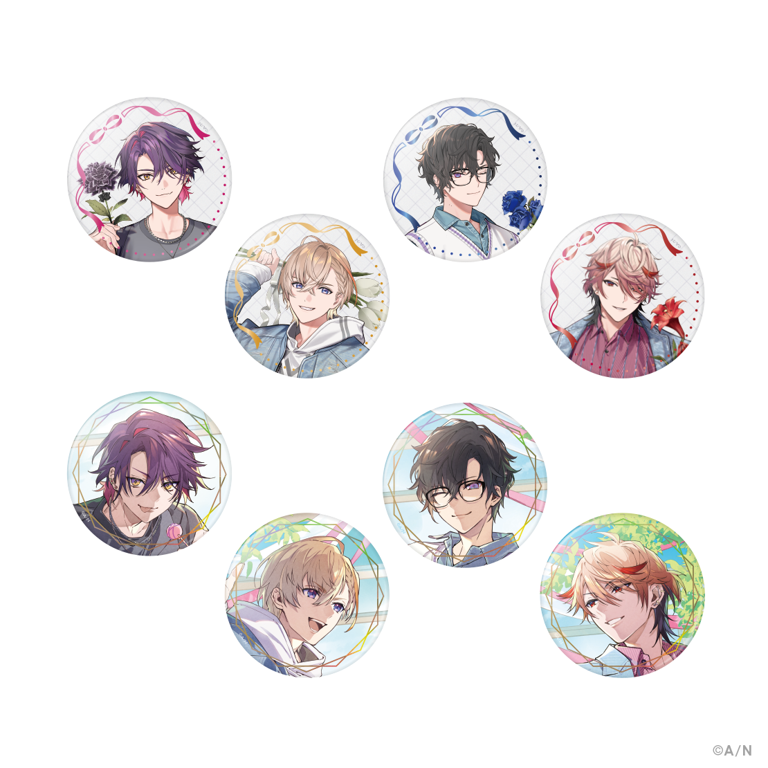 VOLTACTION 2nd Anniversary】ランダム箔押し缶バッジ｜にじさんじ