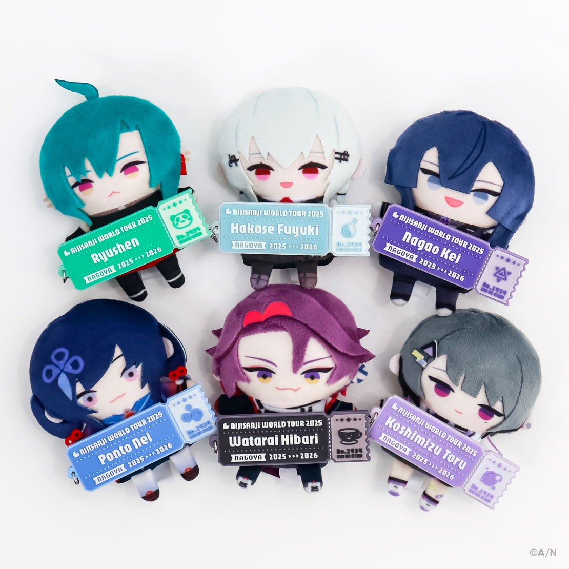 WORLD TOUR 2025 名古屋】ラバーキーホルダー｜にじさんじオフィシャル