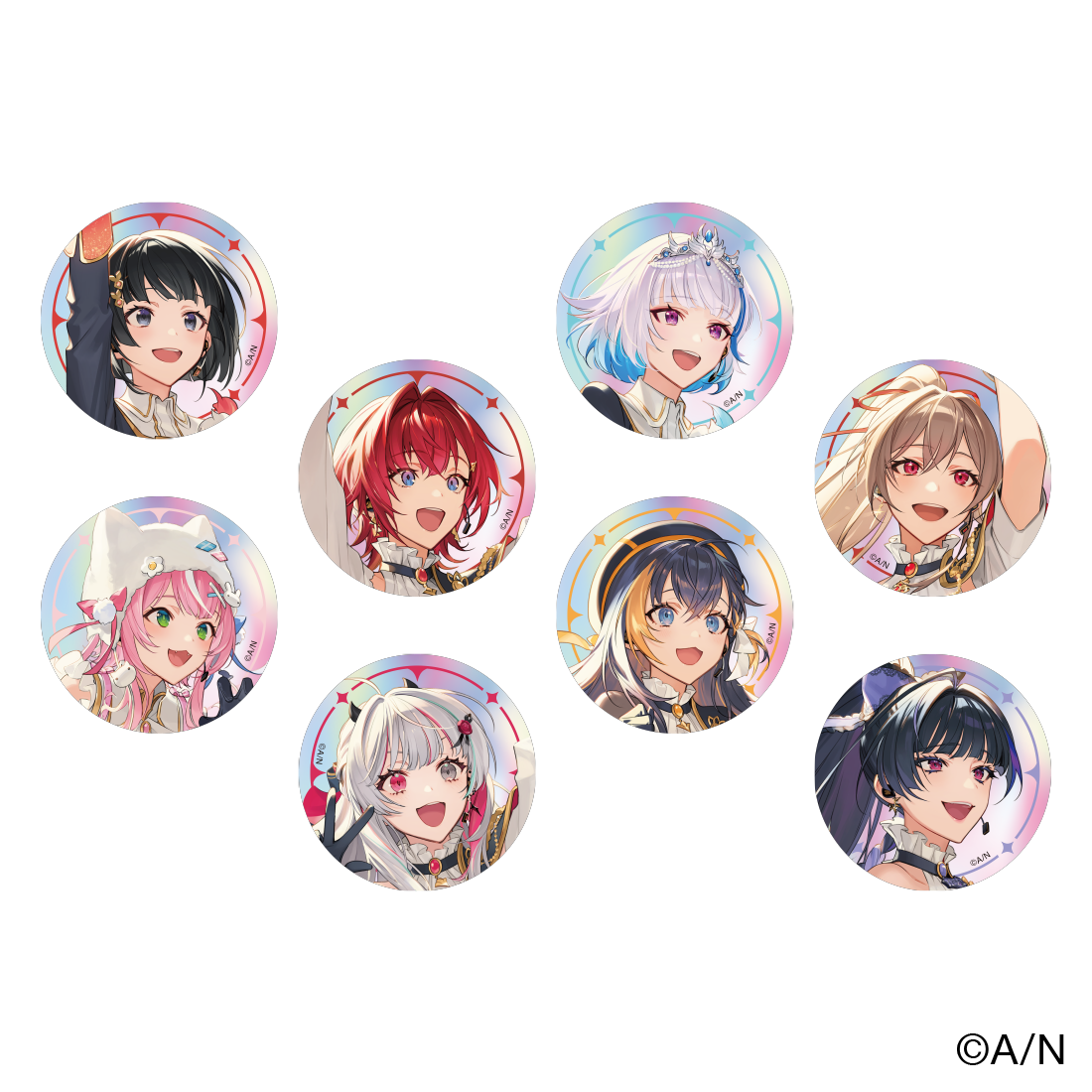 8th Anniversary LIVE 「CONCERTO」】ランダム缶バッジ Day1【にじ