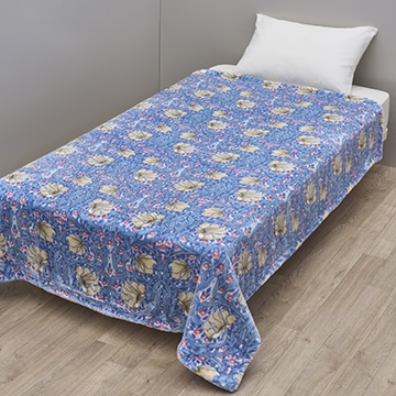 モリス ギャラリー リバーシブル毛布(（シングル）140×200cm ピンク