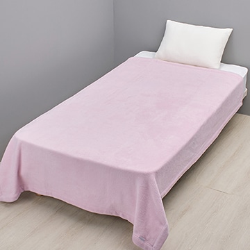 クオリアル シルク毛布（毛羽部分）(（シングル）140×200cm グレー