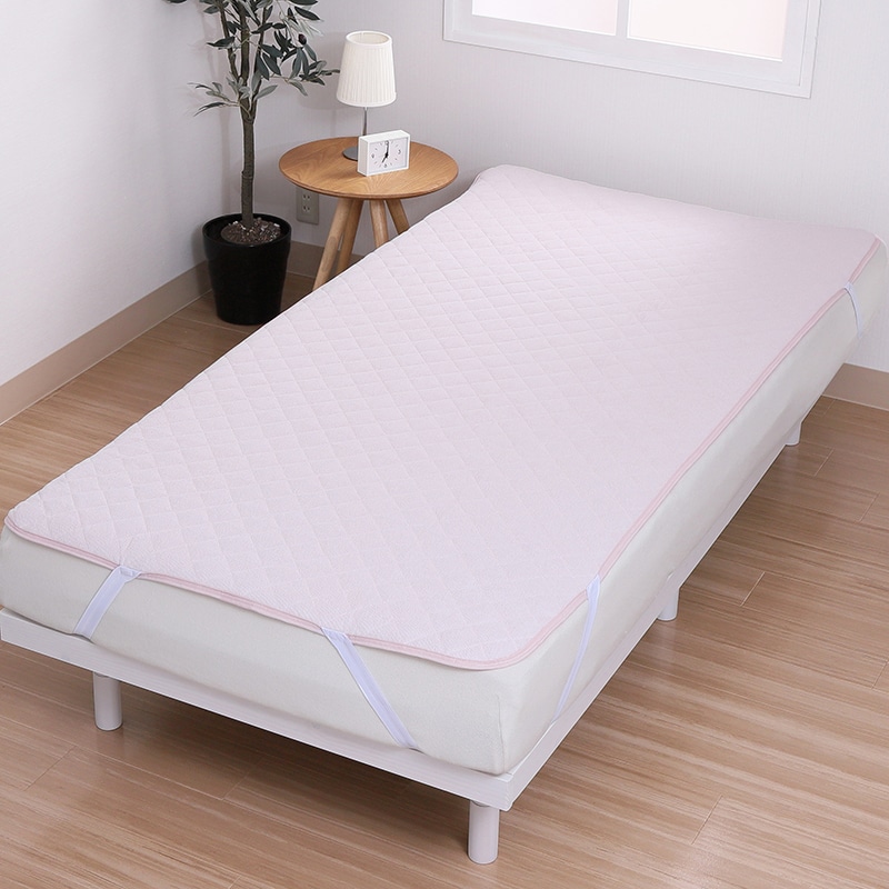 SEVENDAYS 冷感敷きパッド（クール＆パイル リバーシブル）(（シングル