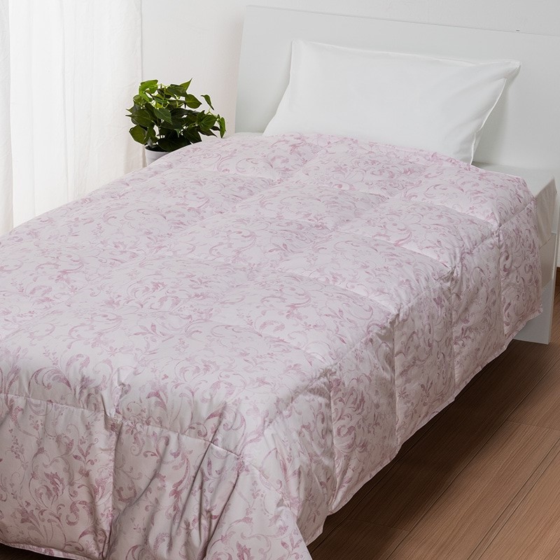 クオリアル ご家庭で洗える 羽毛肌掛けふとん[ダック] （シングル