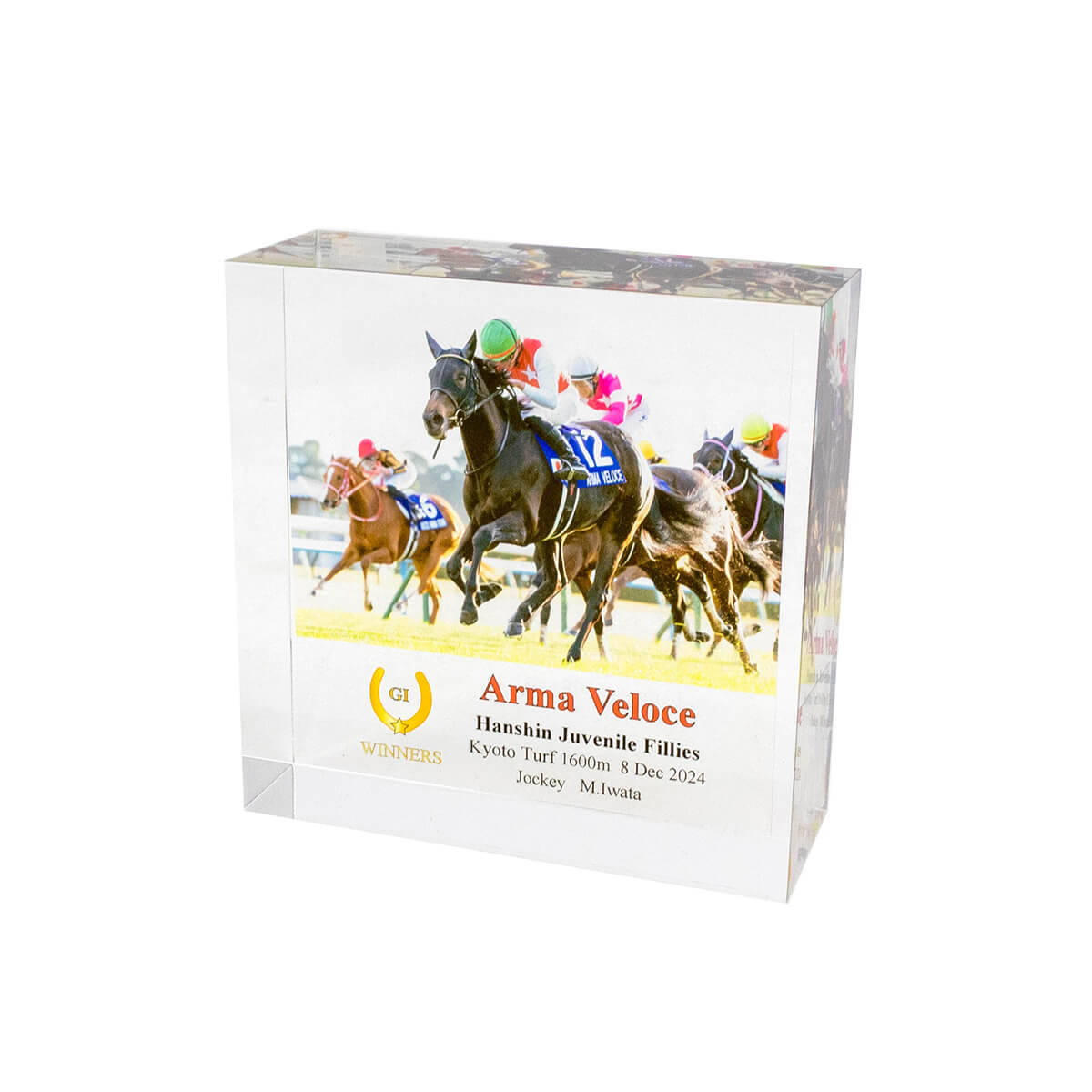 アクリルオブジェ アルマヴェローチェ 阪神ジュベナイルフィリーズ2024