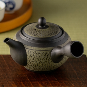 大振り飛び鉋急須|宇治田原製茶場ネットショップ