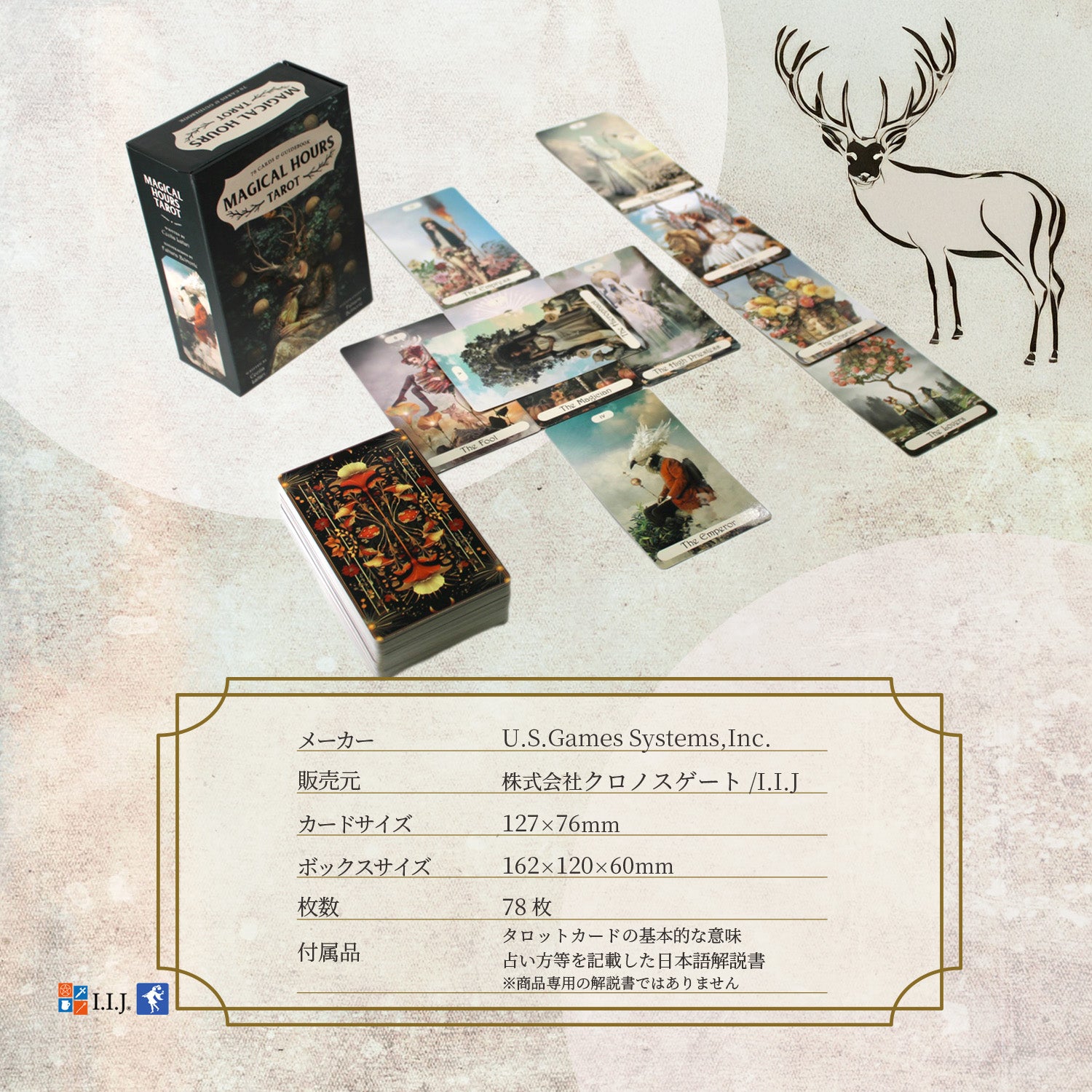 マジカル・アワーズ・タロット Magical Hours Tarot – クロノスゲート