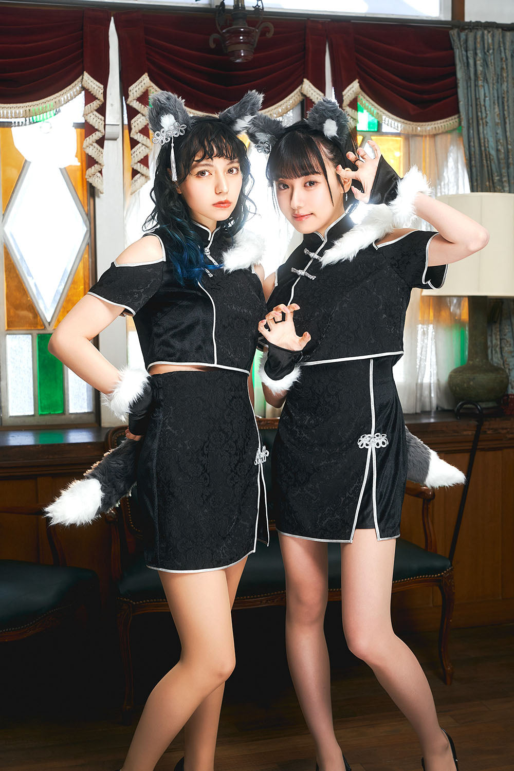 コスプレ ハロウィン アニマル チャイナ シノワポネ オオカミ