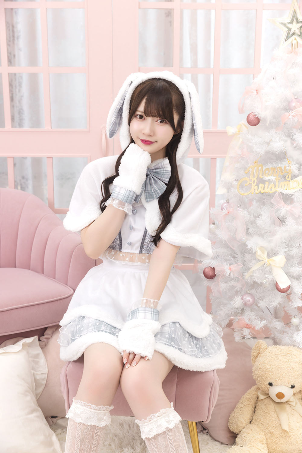 JamsCollection着用》 コスプレ うさぎ クリスマス リリパレ スノー