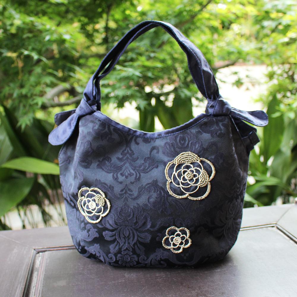 ビーズ刺しゅうバッグ カメリア – Zenma