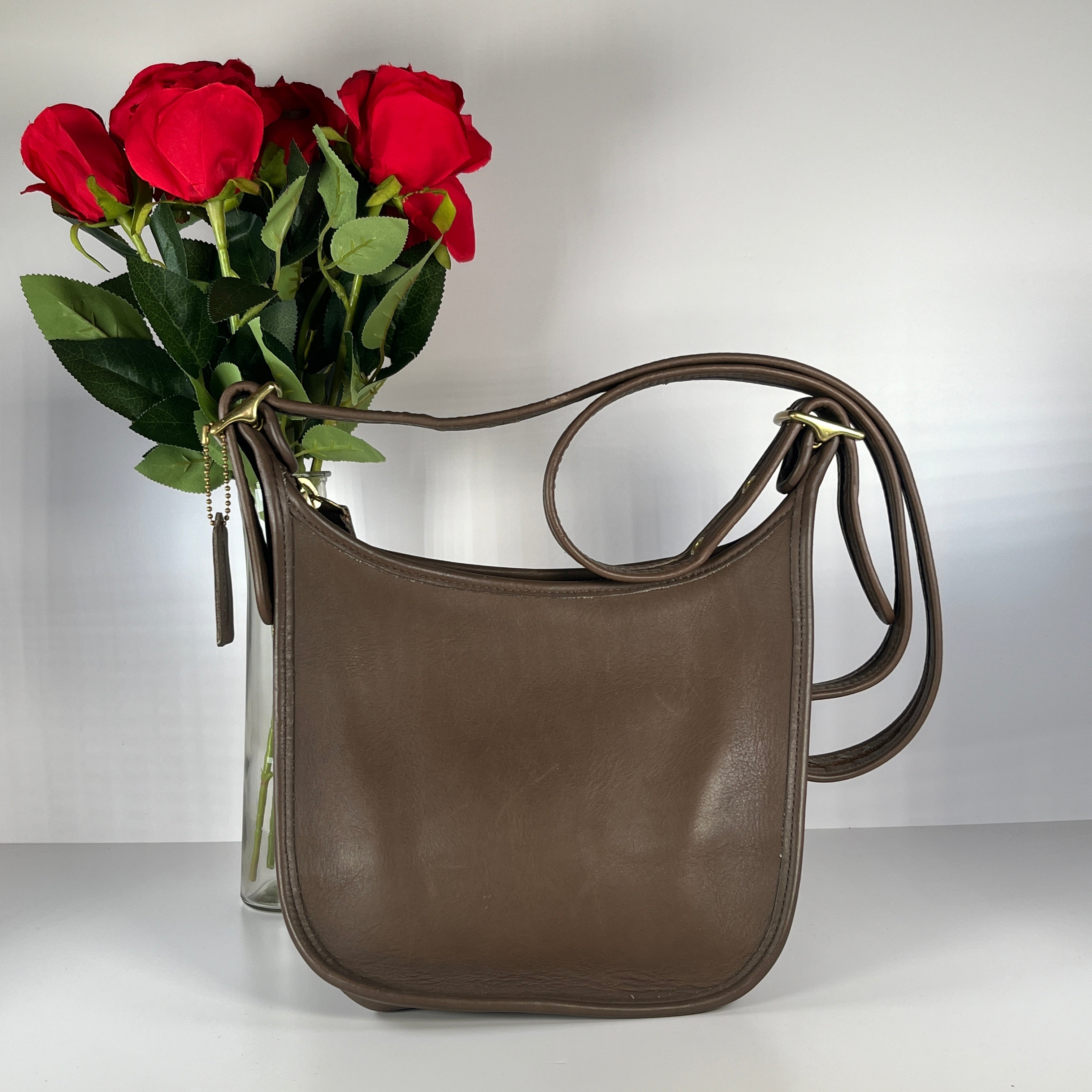 Vintage Coach Janice Legacy Bag 9950 Taupe USA 1996 – Cristina